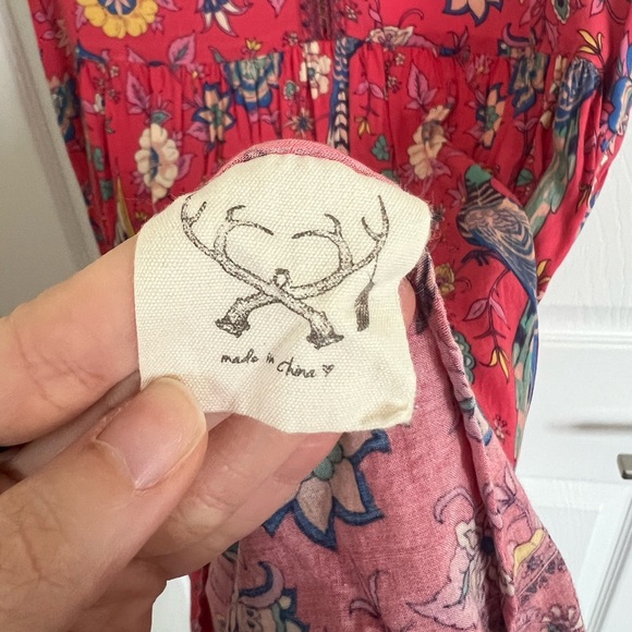 SPELL AND THE GYPSY COLLECTIVE RED
LOVEBIRD DRESS - Picture 9 of 12